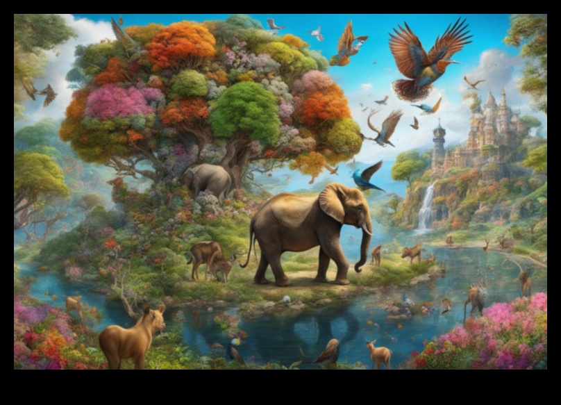 הטבע בצבע: ללכוד את היופי של החי והצומח בטושים