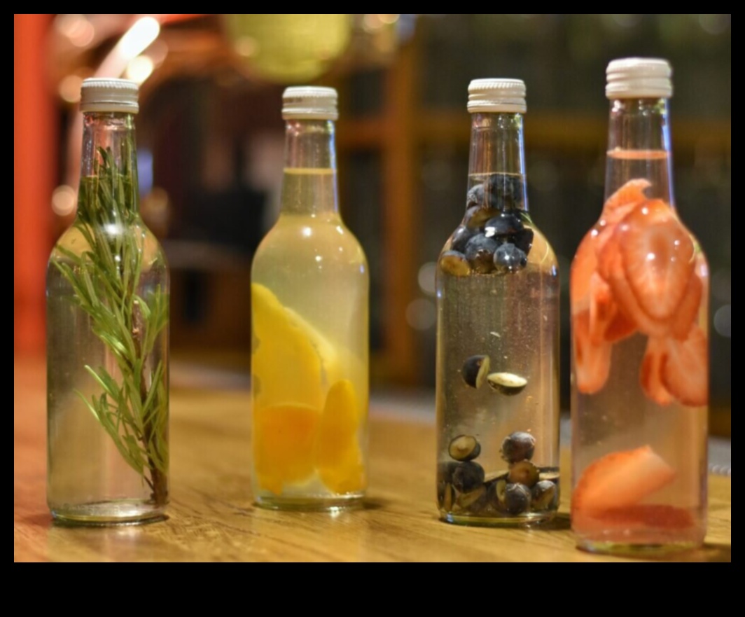 חליטות קולינריות עשה זאת בעצמך: יצירת משקאות חריפים ושמנים בטעמים