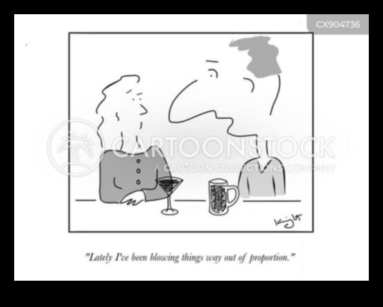 נקודות מבט הומוריסטיות: סצנות מוגזמות בקריקטורה