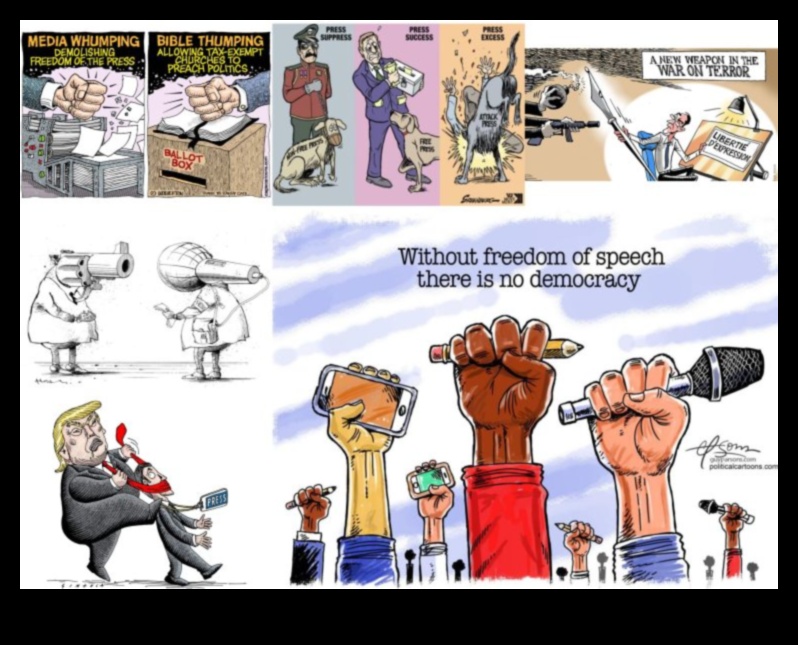 נקודות מבט הומוריסטיות: סצנות מוגזמות בקריקטורה