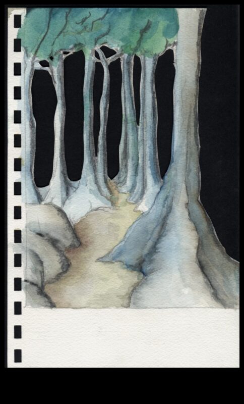 מציאות רבודה: יצירת עומק באמצעות רישומי מרקם