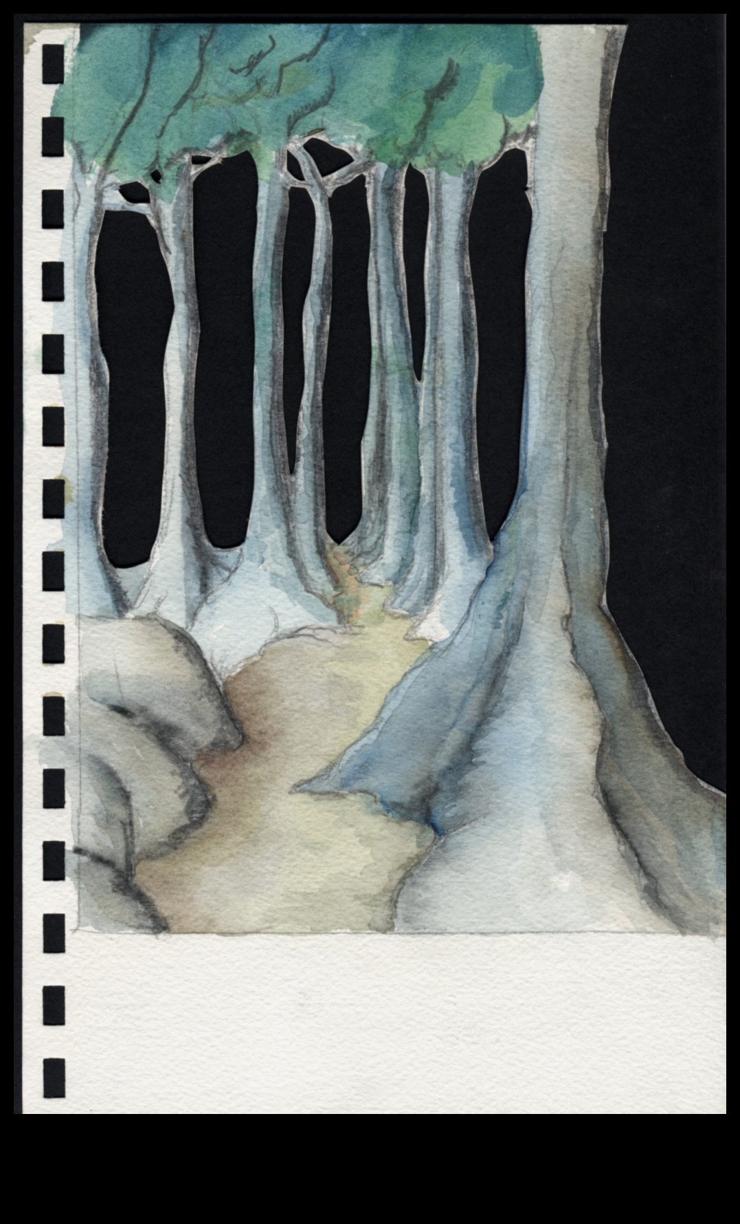 מציאות רבודה: יצירת עומק באמצעות רישומי מרקם